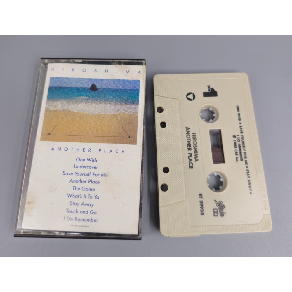 Hiroshima Another Place Cassette Tape 1985 CBS Epic Records American Jazz